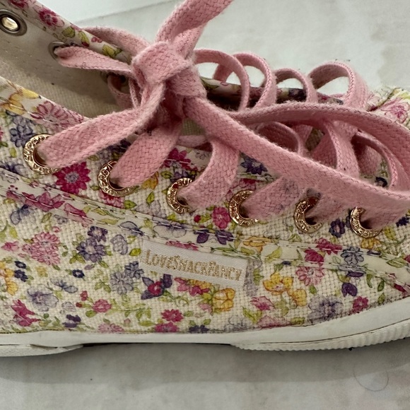 Superga X Loveshackfancy Floral High Top Sneakers - Picture 5 of 9